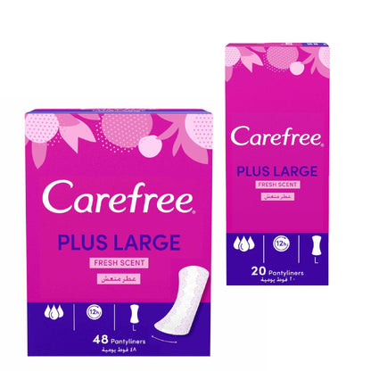 Carefree Plus Large Fresh Scent