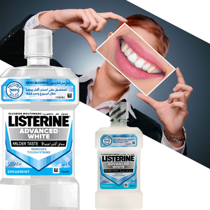 Listerine Advanced White Milder Taste Mouth Wash