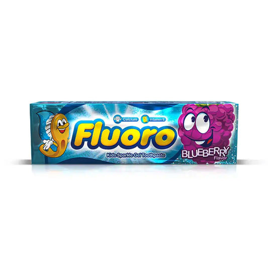 Eva Fluoro Kids Sparkle Gel Blueberry ToothPaste