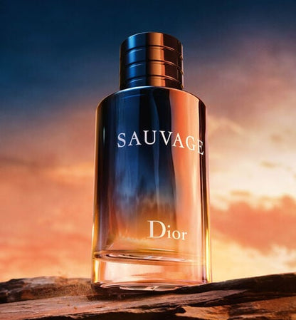 ماء تواليت SAUVAGE EAU DE TOILETTE - عطر منعش، حمضي وخشبي - قابل لإعادة التعبئة