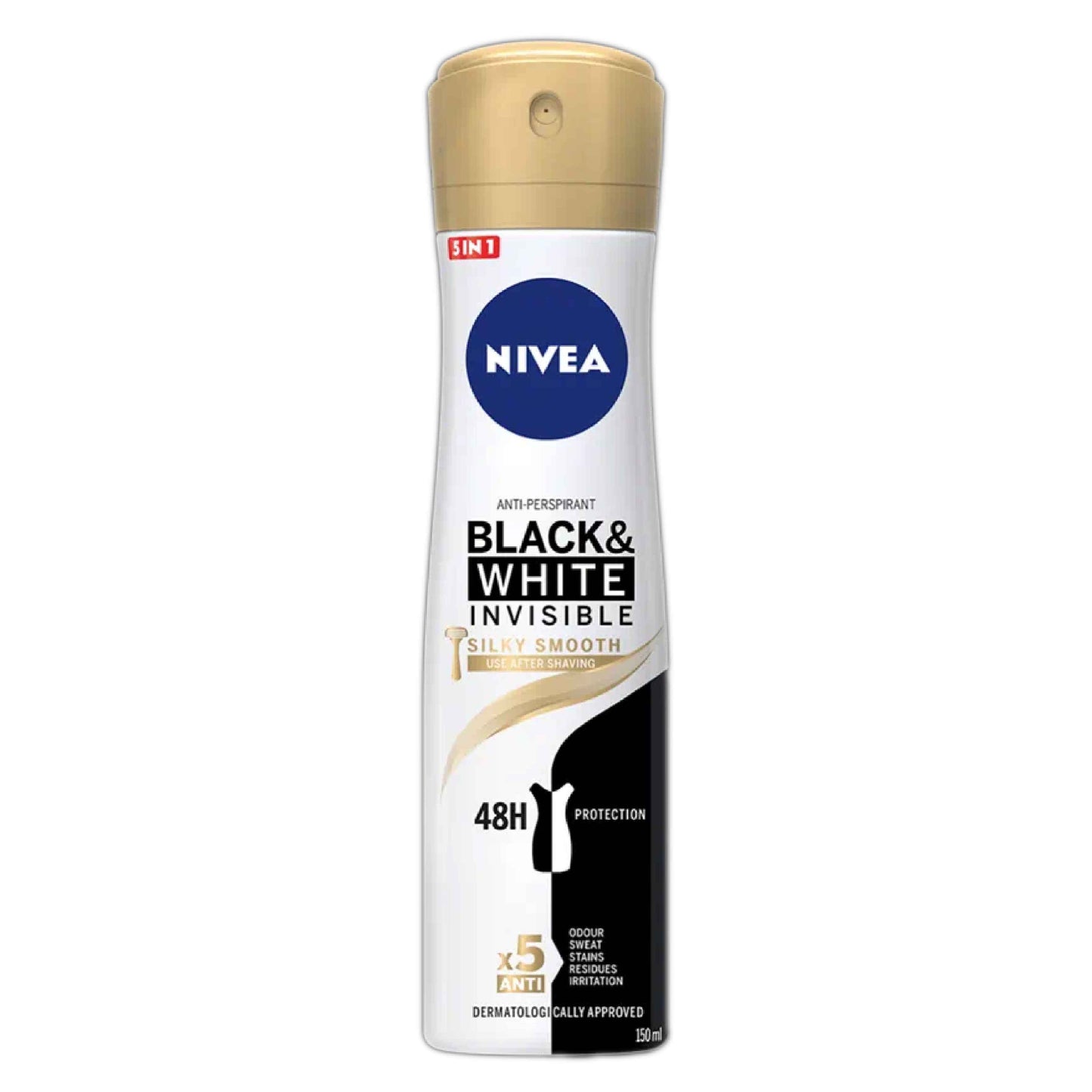 Nivea Black & White Invisible Silky Smooth Deodorant Women